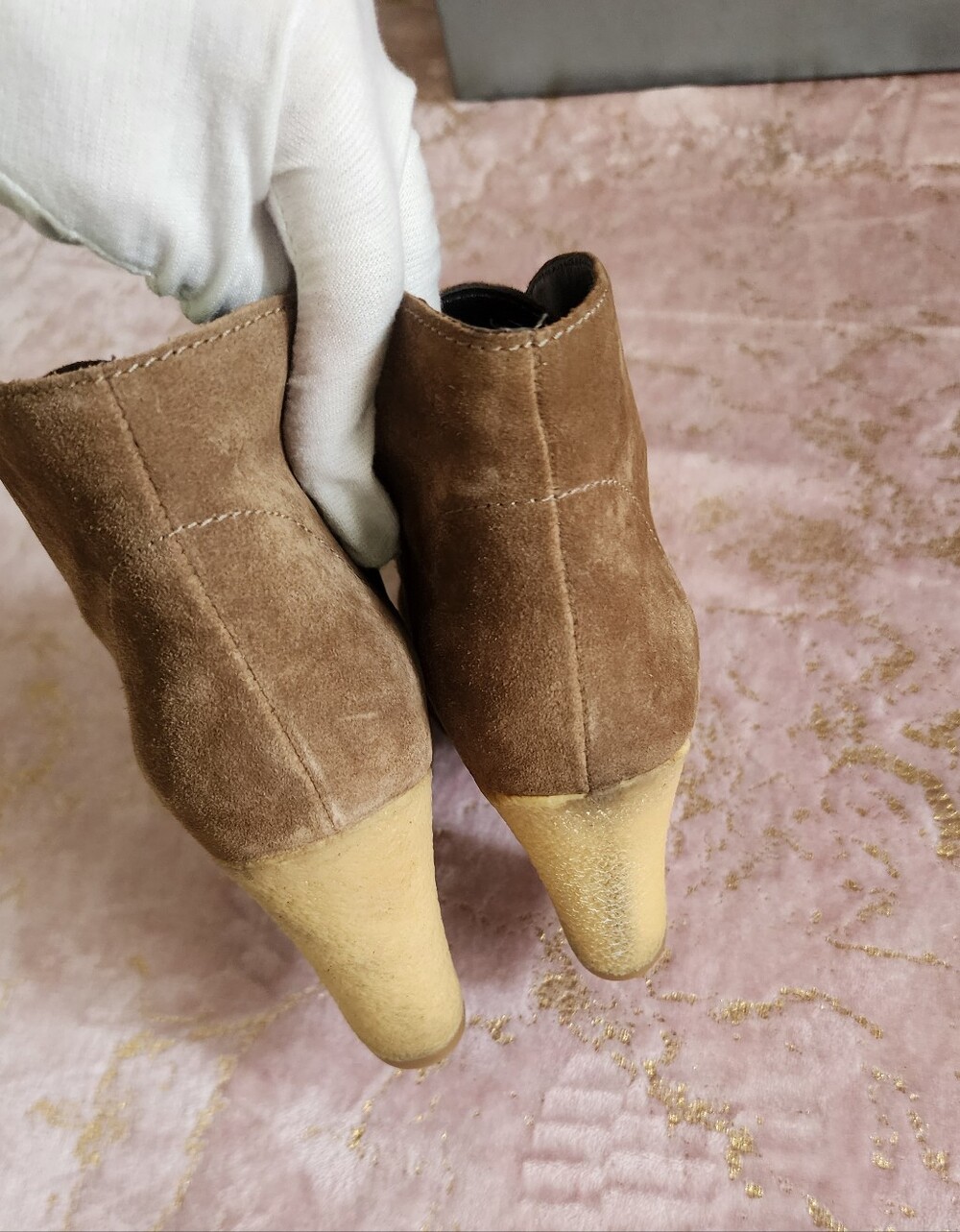 PRADA | Tan Suede Boots - Picture 10 of 15